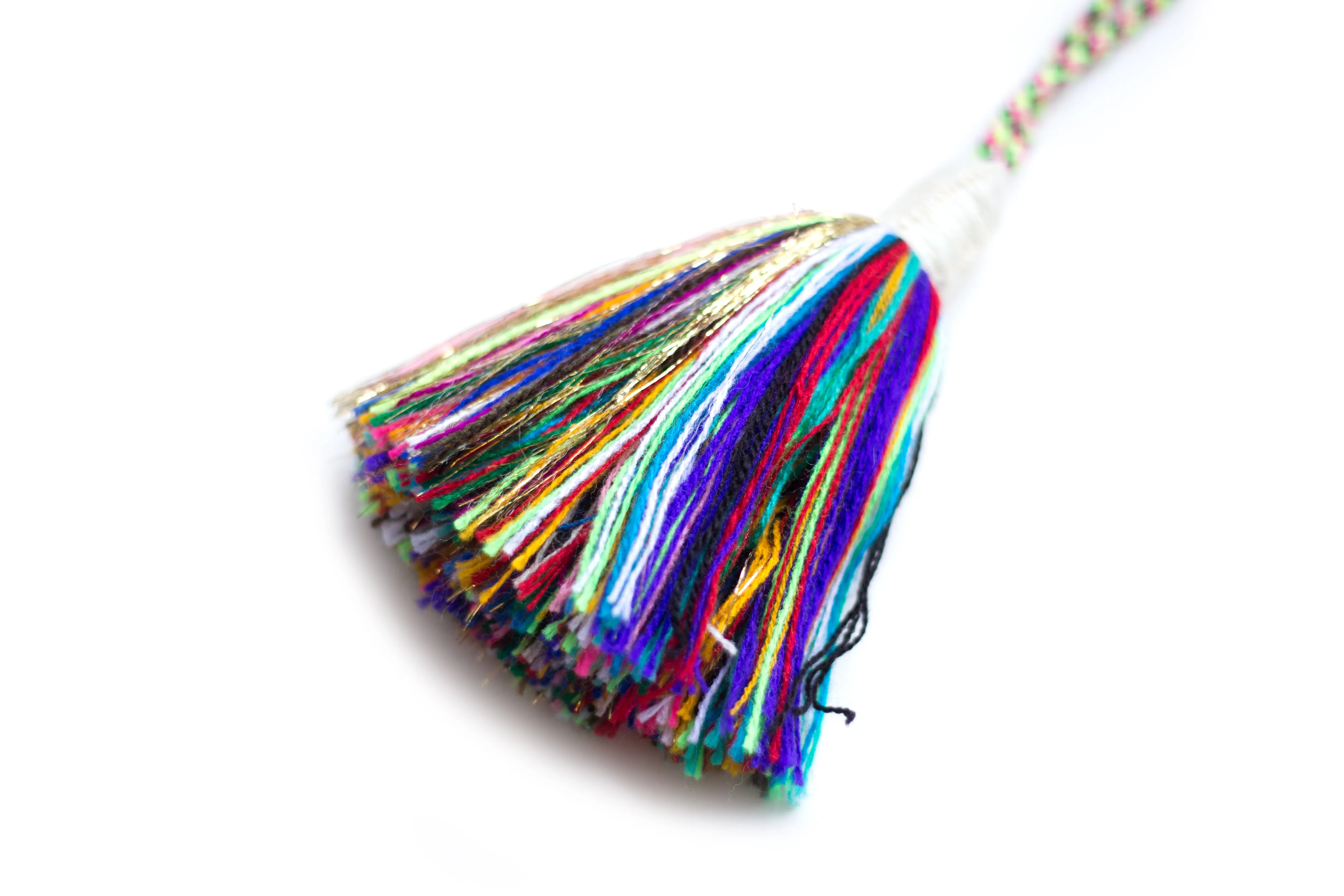 Decorative Hanging Tassel - Multicolor/White