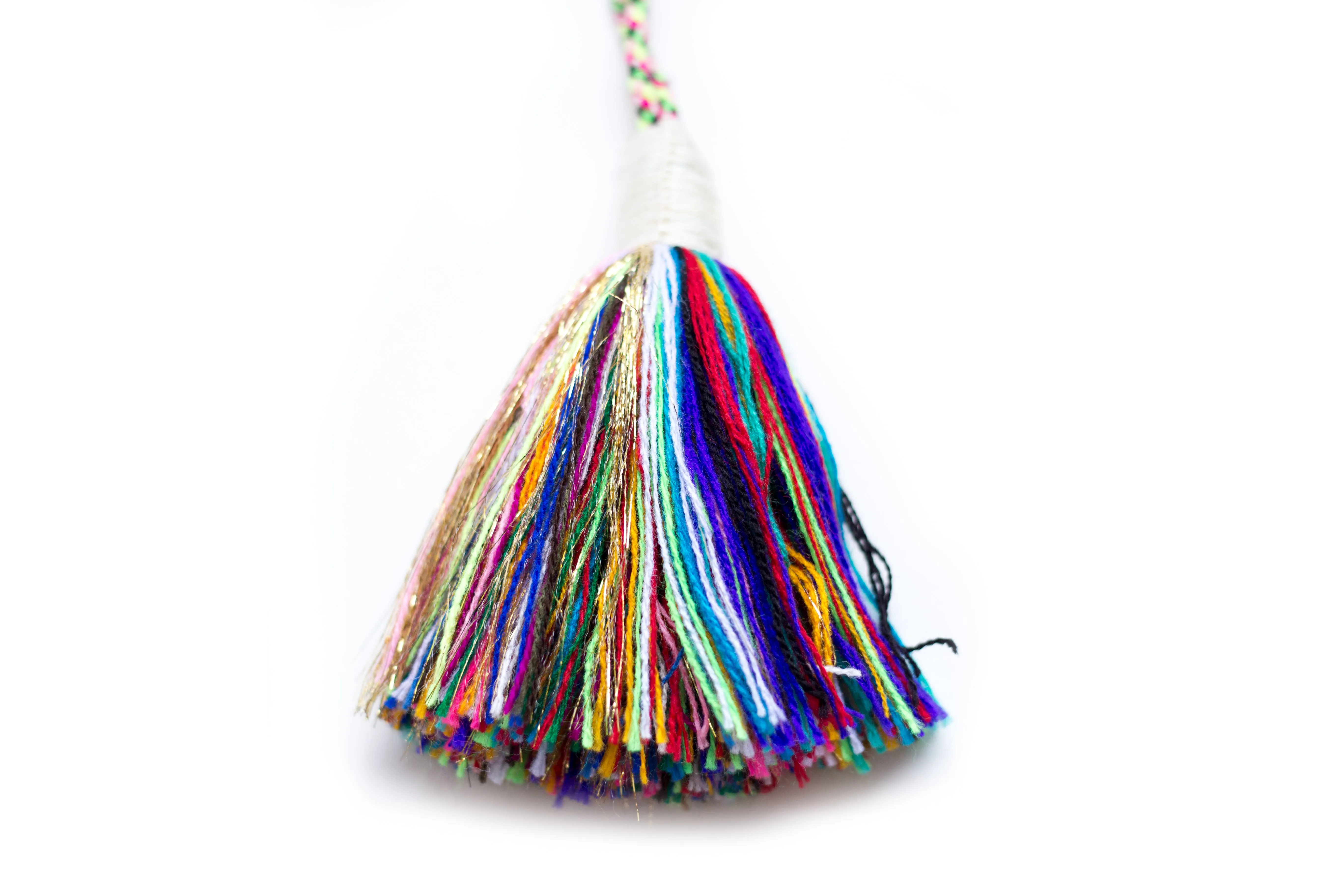 Decorative Hanging Tassel - Multicolor/White