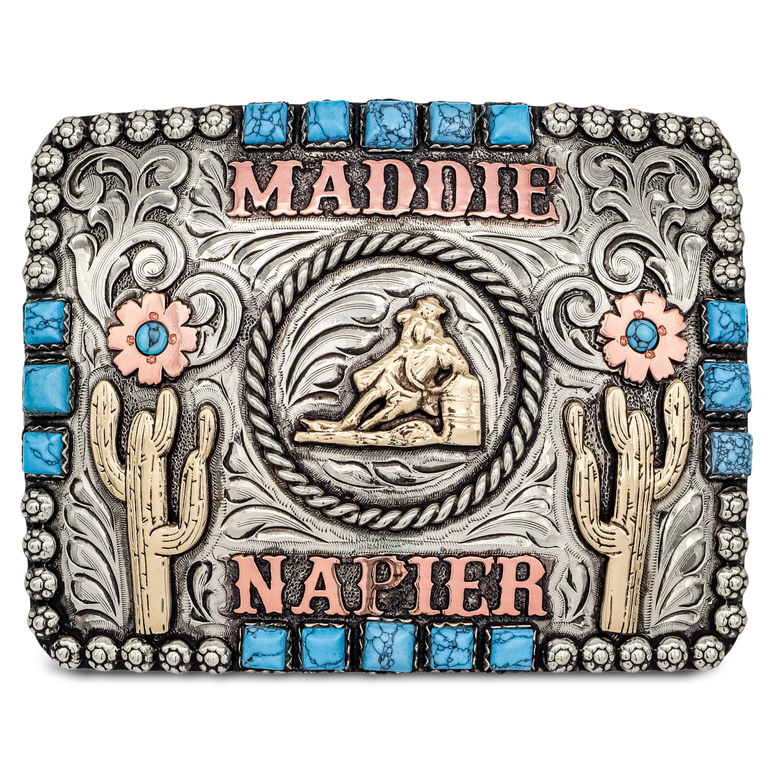 Desert Oasis Custom Buckle