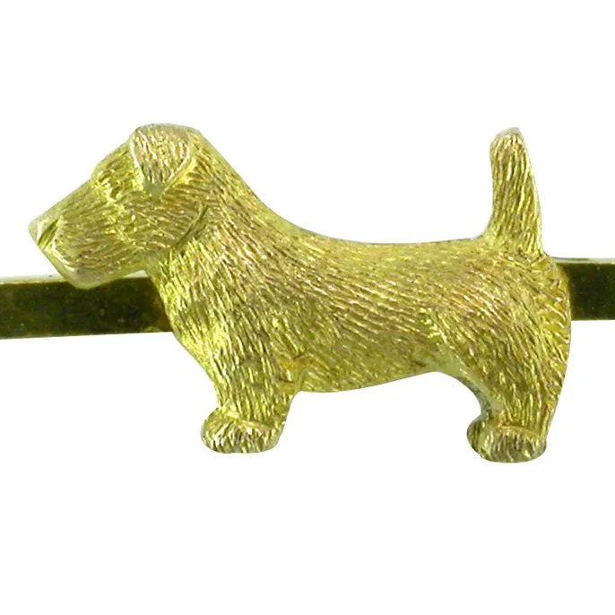 Dog Bar Brooch