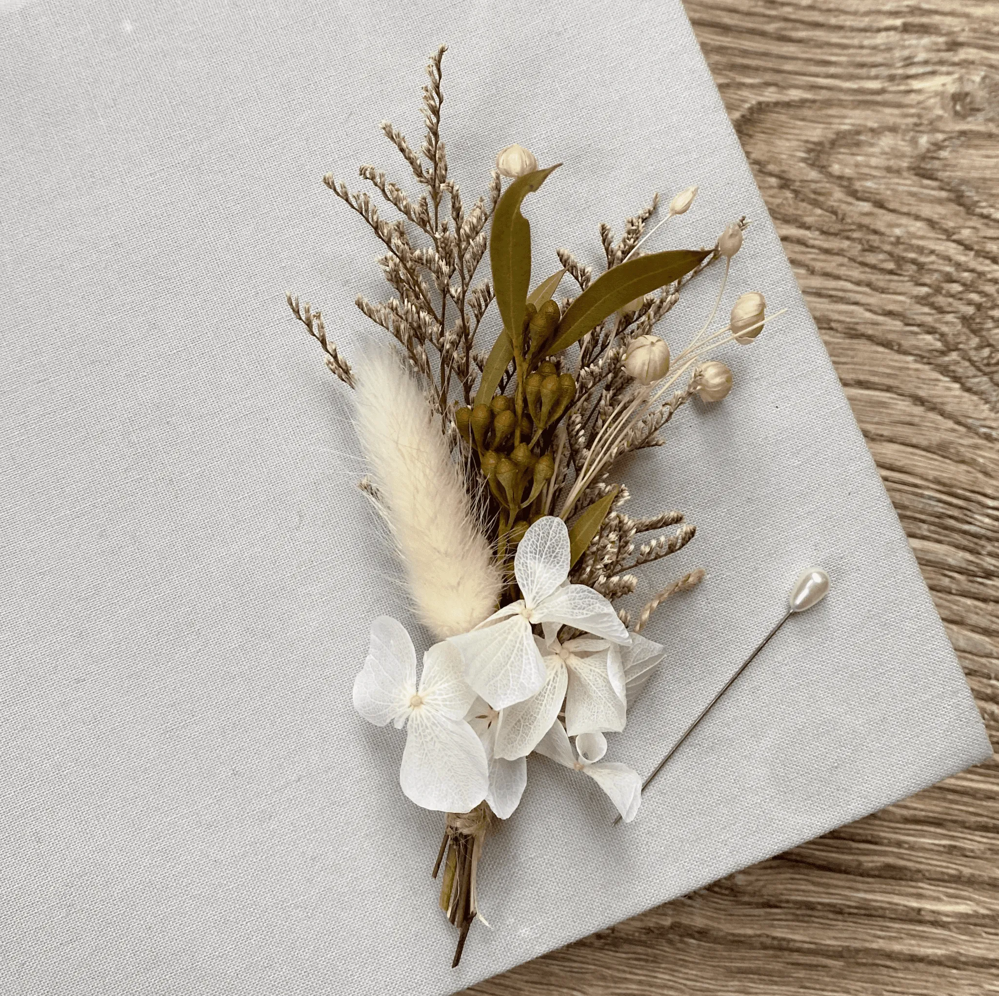 Dried Flower Hair Pins RUSTIC