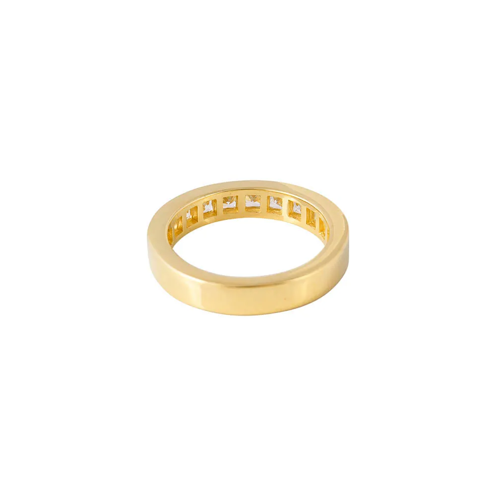 Fairley Princess Cut Stacking Band Ring