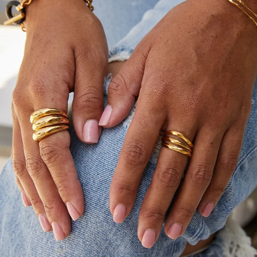 Fanned Ring Stack