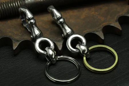 Finger Bone Hook S Keyring