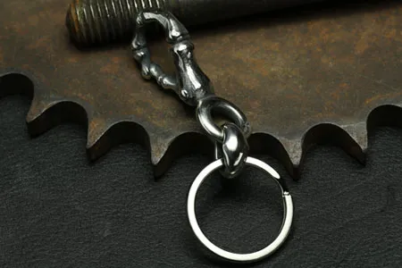 Finger Bone Hook S Keyring