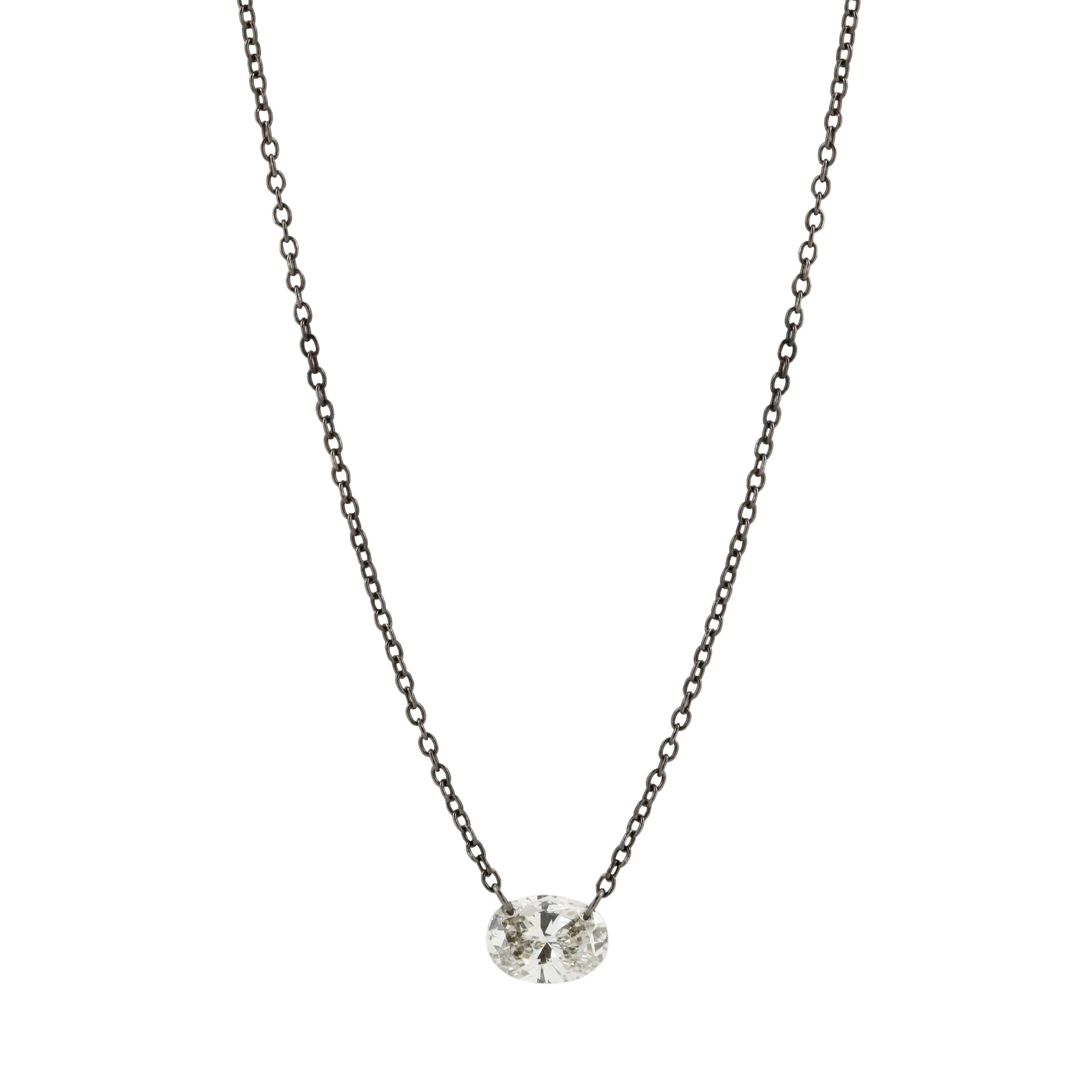 Floating Diamond Necklace