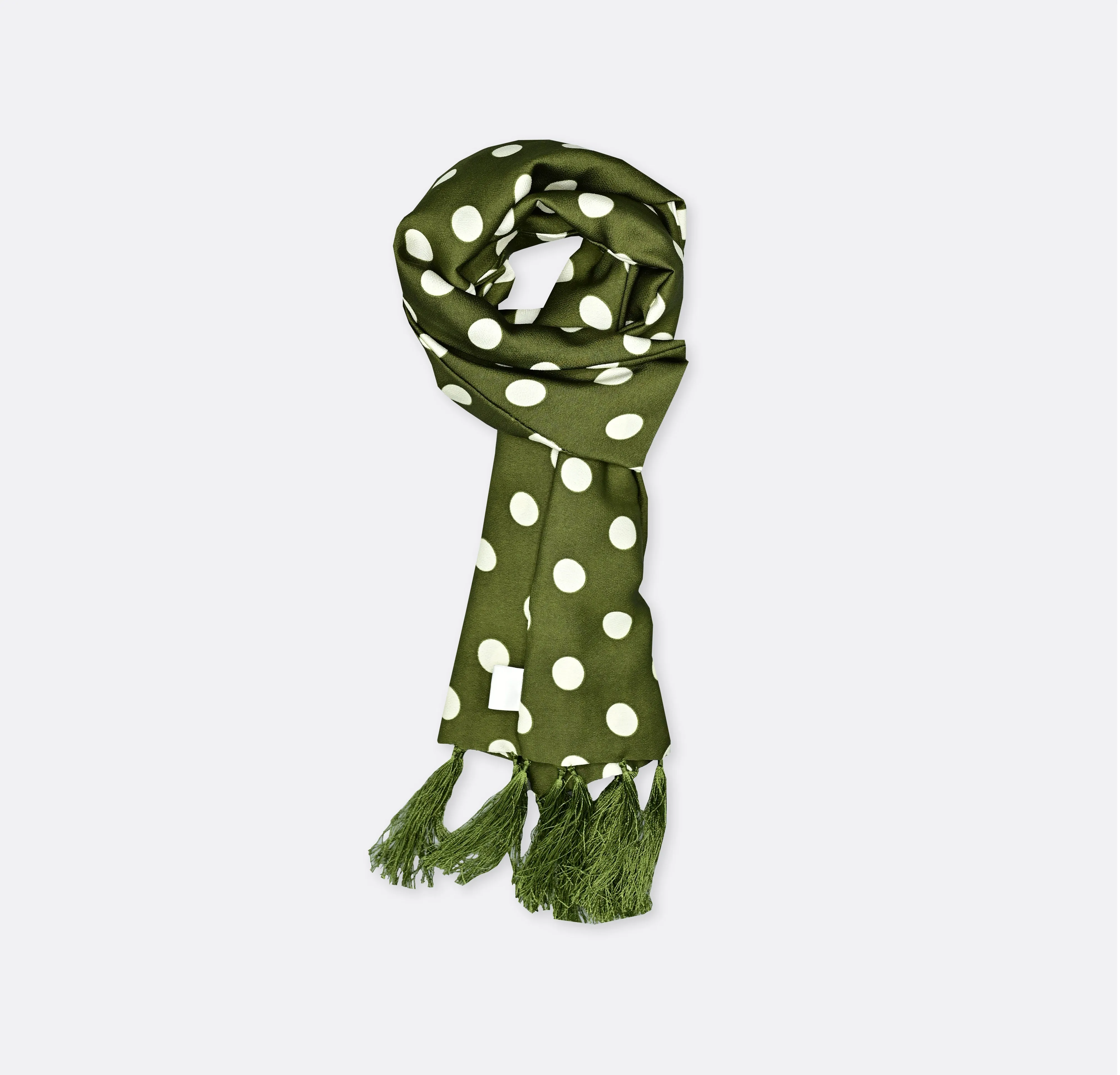 Forest Polka - Silk Men Scarves