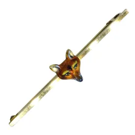 Fox Head Brooch