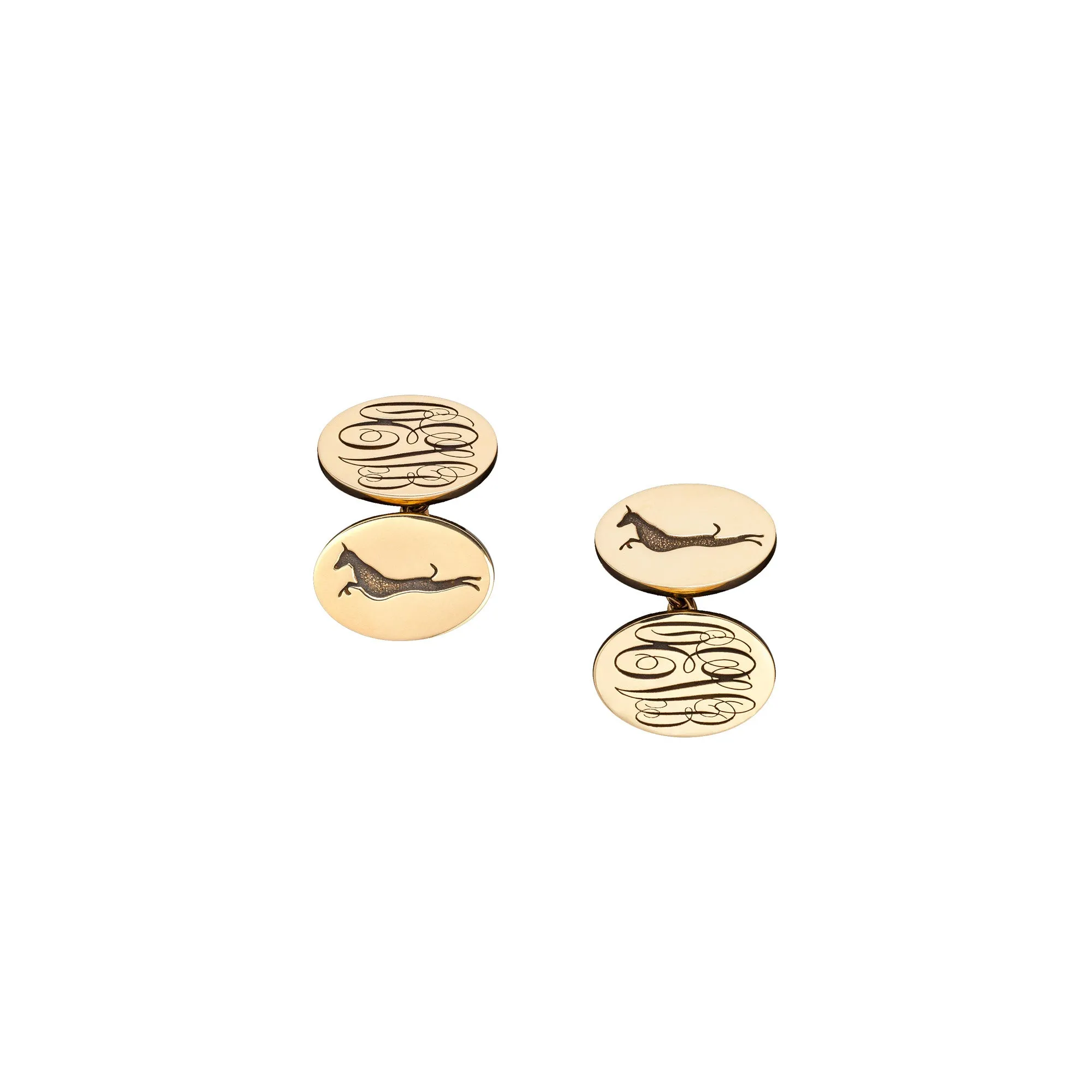 Gold Custom Cufflinks