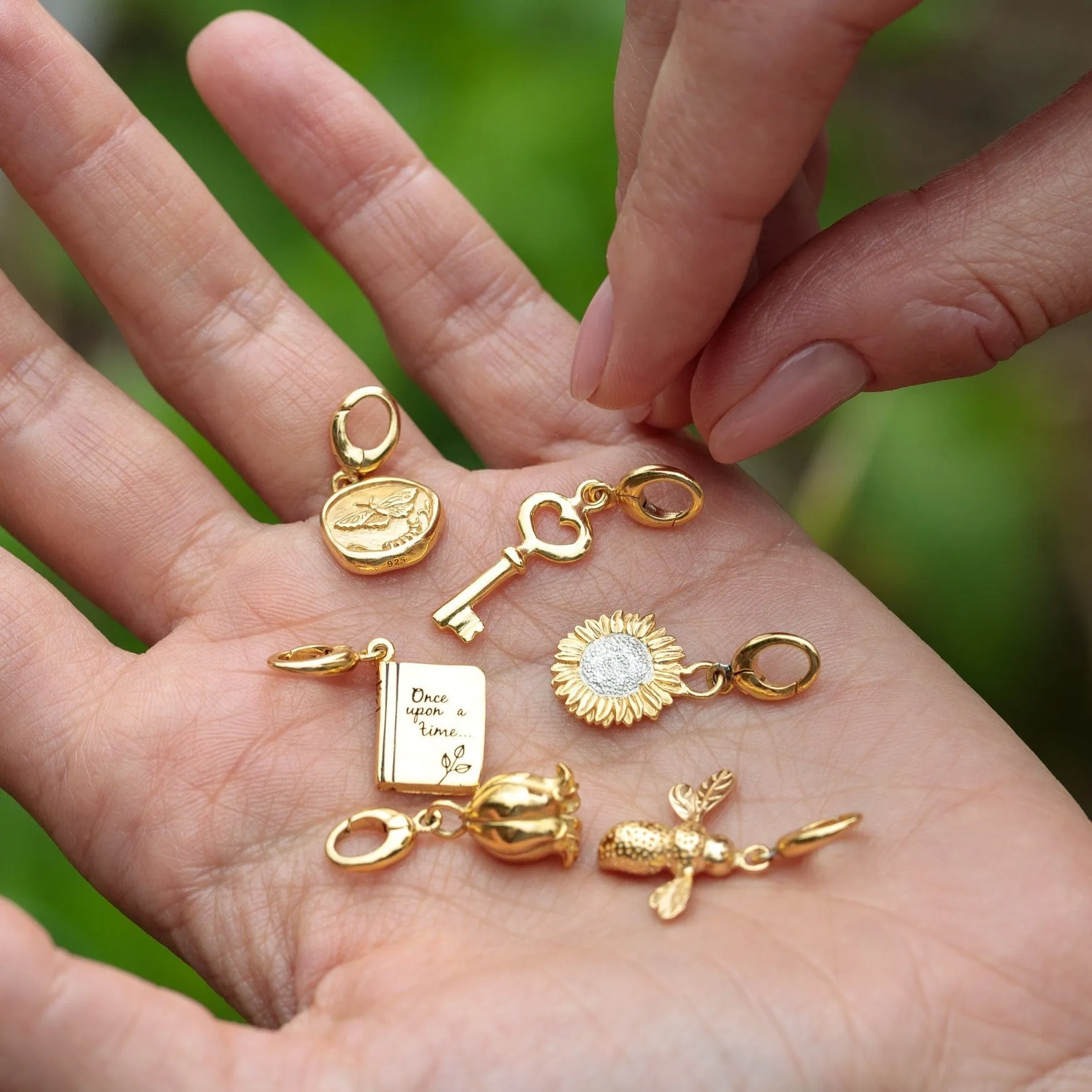 Gold Plated Key Charm