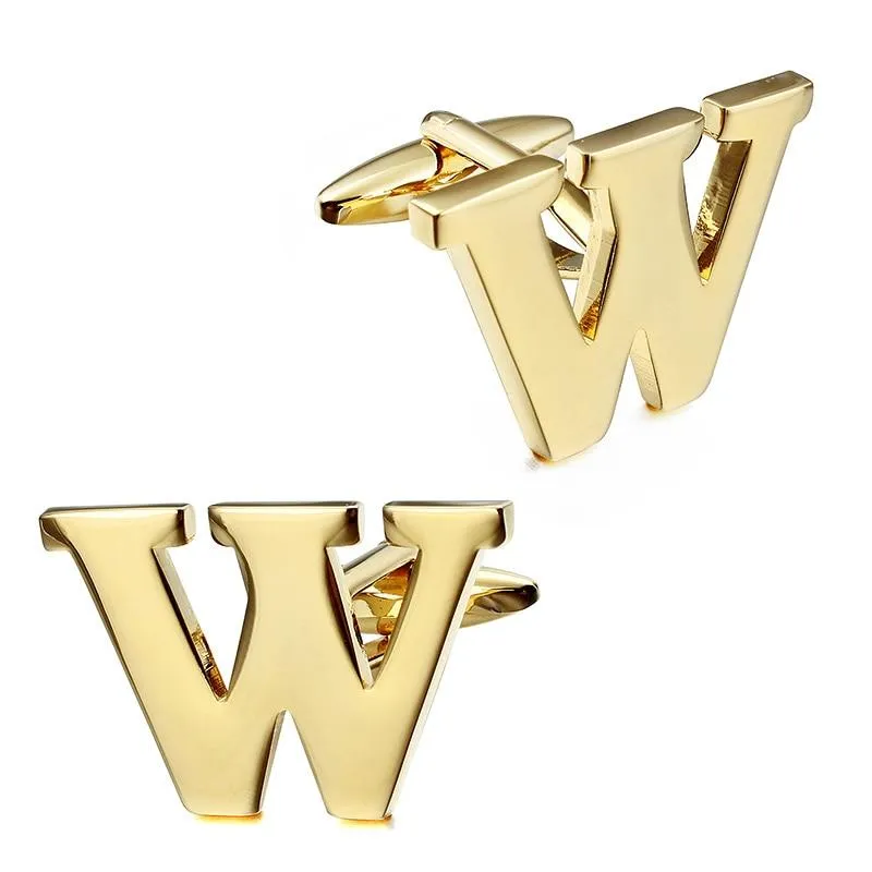 Gold-Tone Monogram Cufflinks