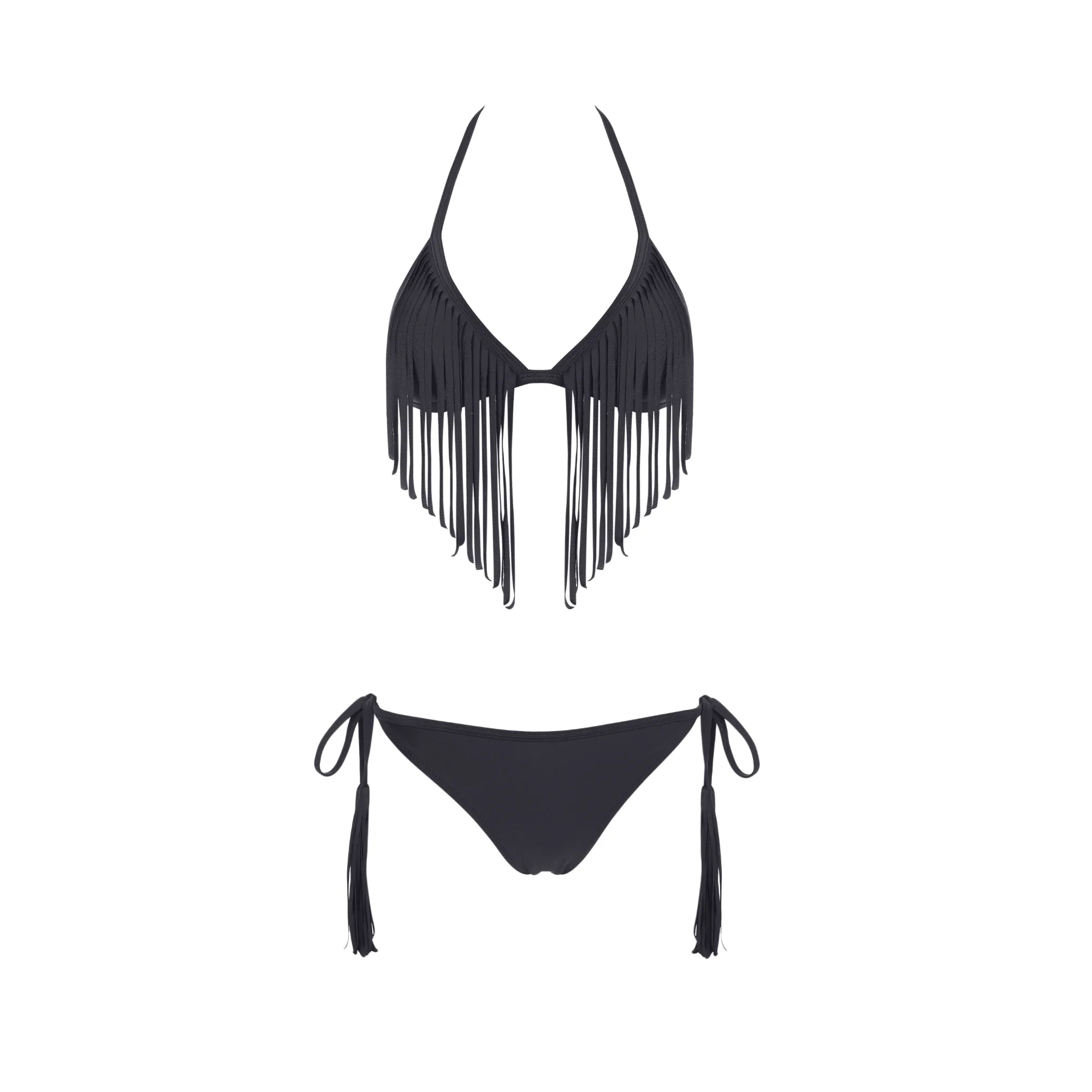 Gourami White Label Fringe Fever Bikini - Black