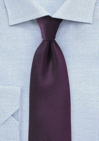 Grape Purple MicroTexture Necktie