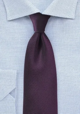 Grape Purple MicroTexture Necktie