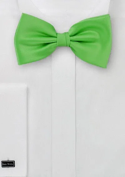 Grass Green Solid Bowtie