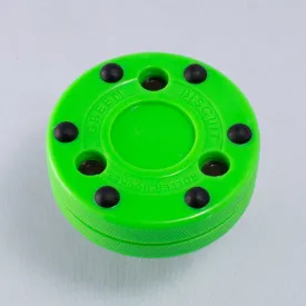 Green Biscuit Roller Hockey Puck