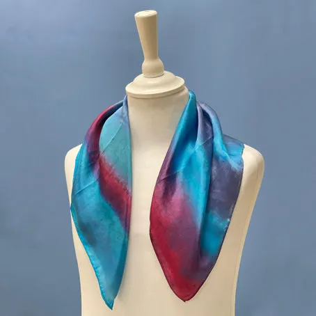 Hand dyed Silk scarf