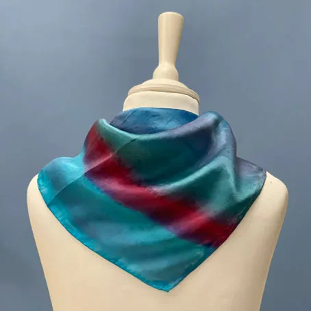 Hand dyed Silk scarf