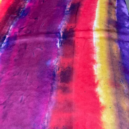 Hand dyed Silk scarf