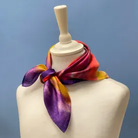 Hand dyed Silk scarf