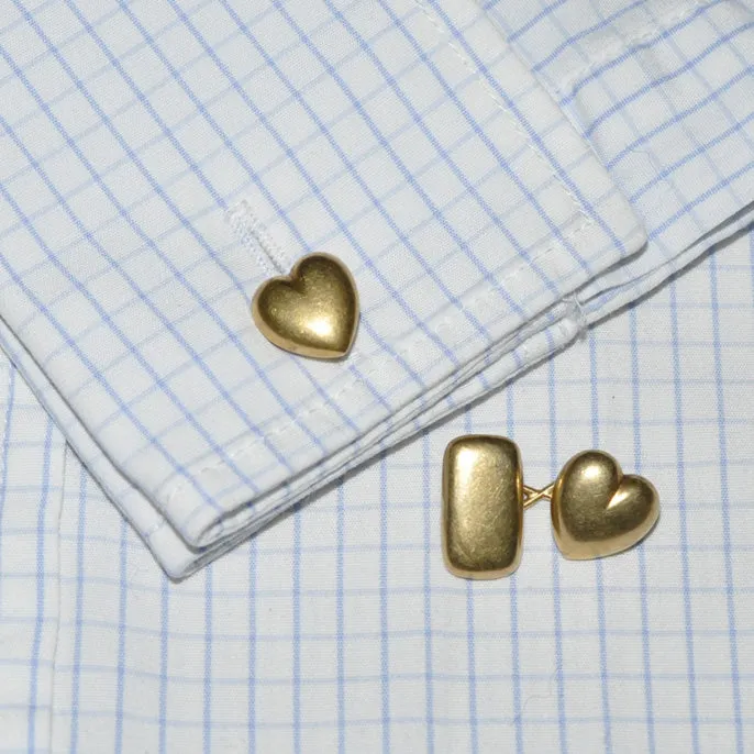 Heart & Cushion Cufflinks