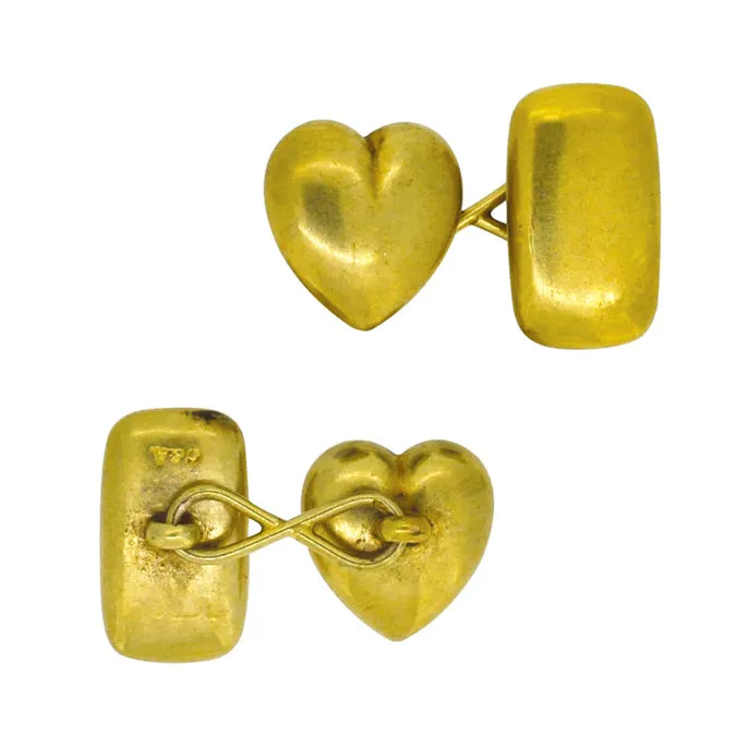 Heart & Cushion Cufflinks