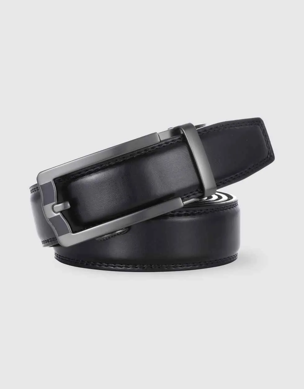 Horseshoe Leather Ratchet Belt