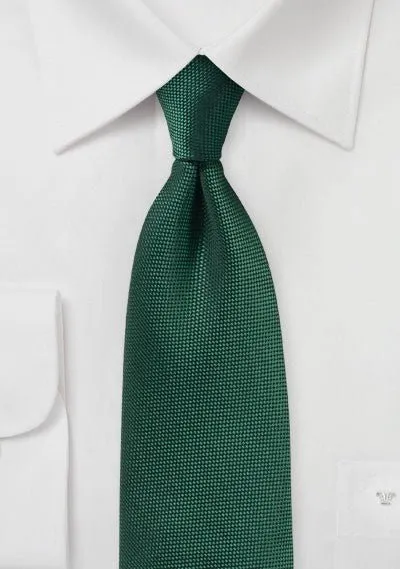 Hunter Green MicroTexture Necktie