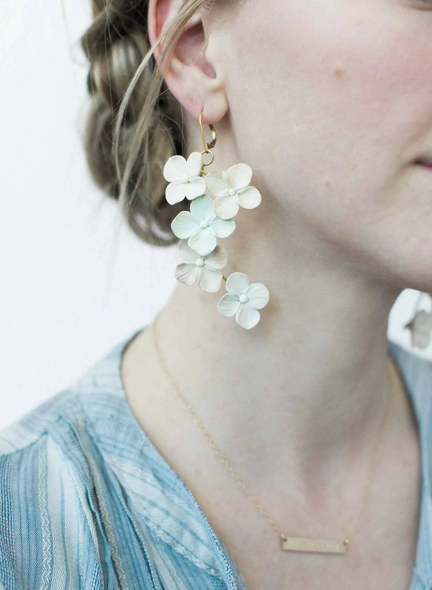 Hydrangea earrings - Style #9039