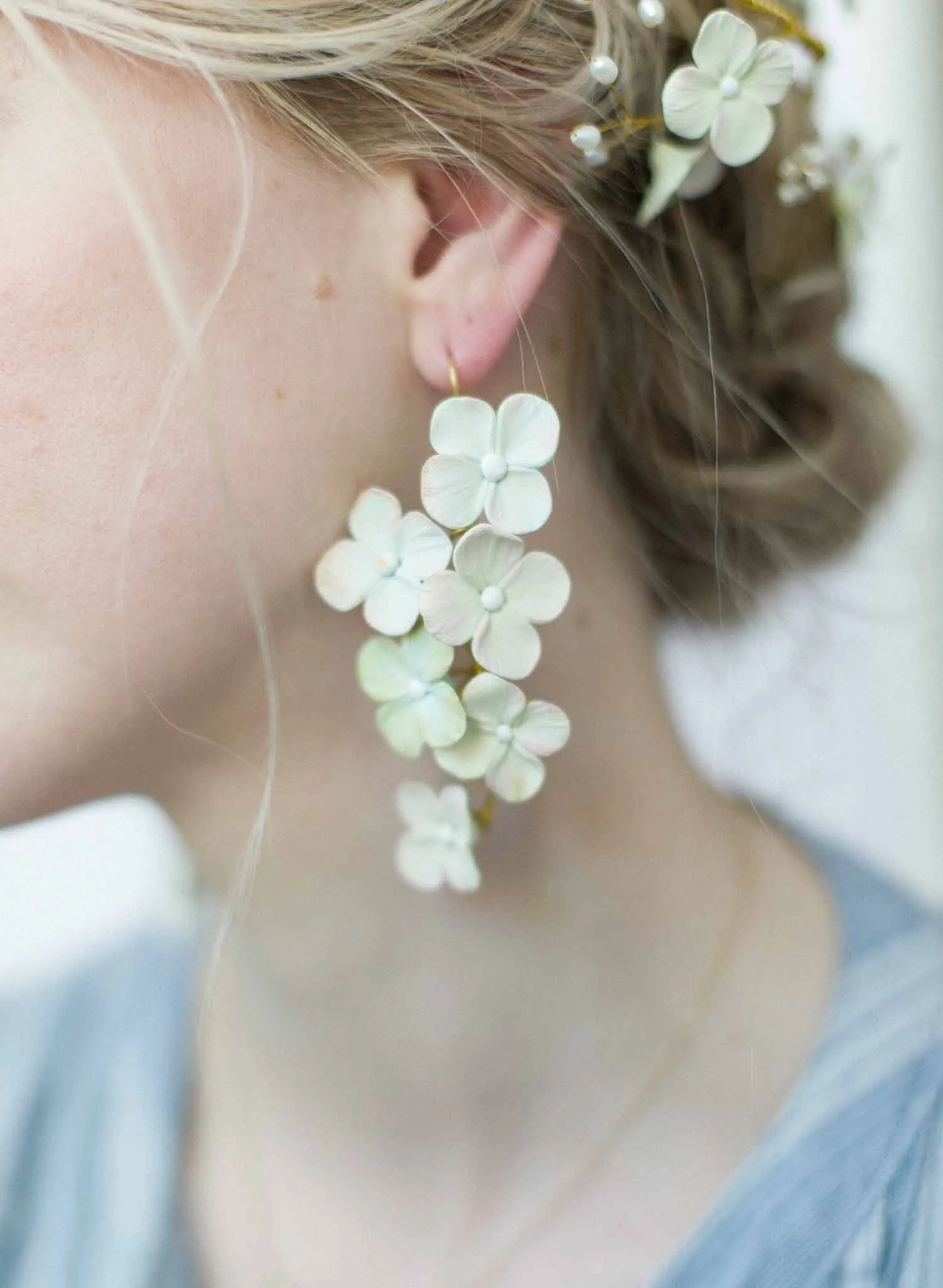 Hydrangea earrings - Style #9039