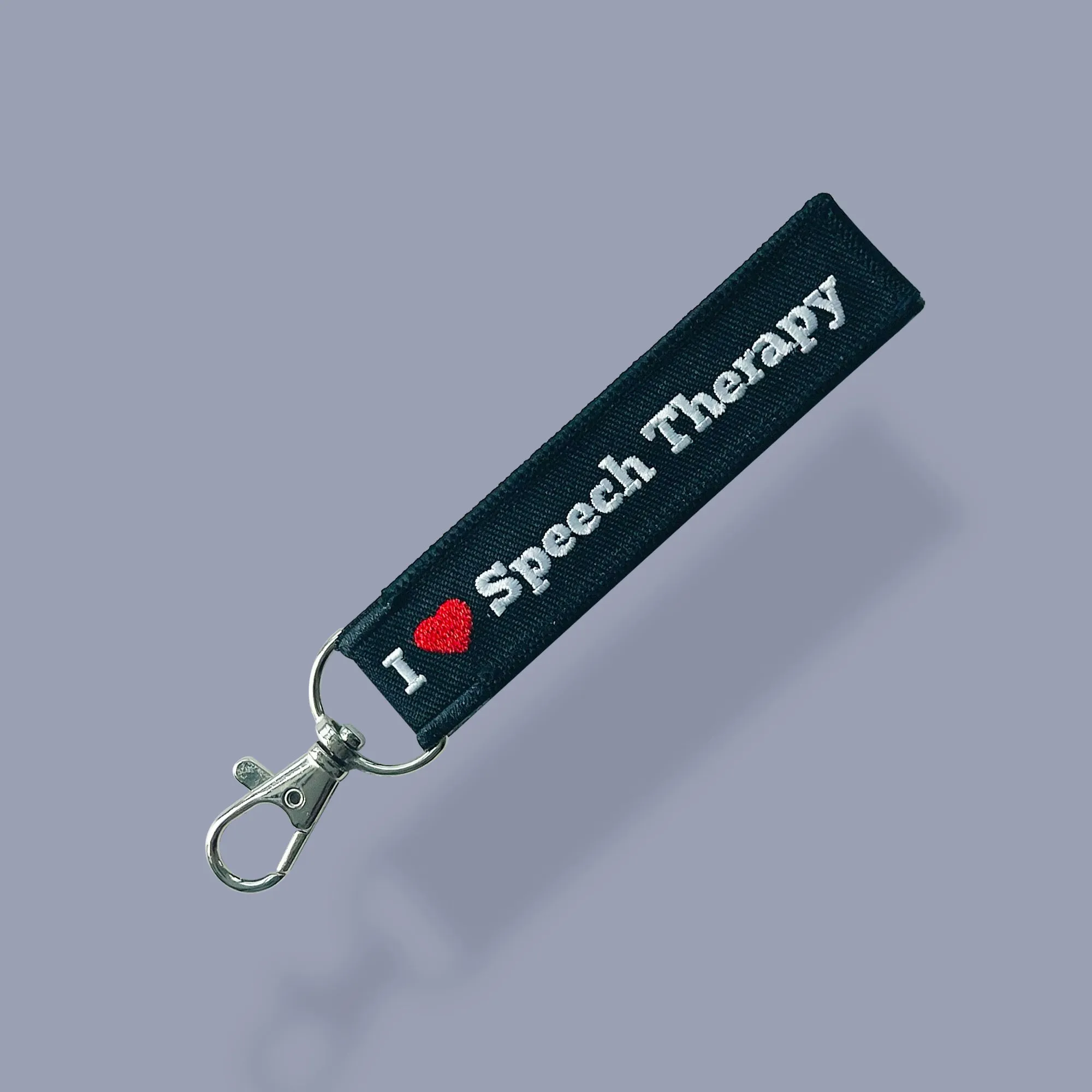 I Love Speech Therapy Key Chain