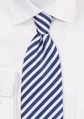 Indigo Summer Striped Necktie