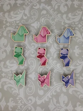 Instant Shipping! Paper Menagerie Pin (9 Kinds)