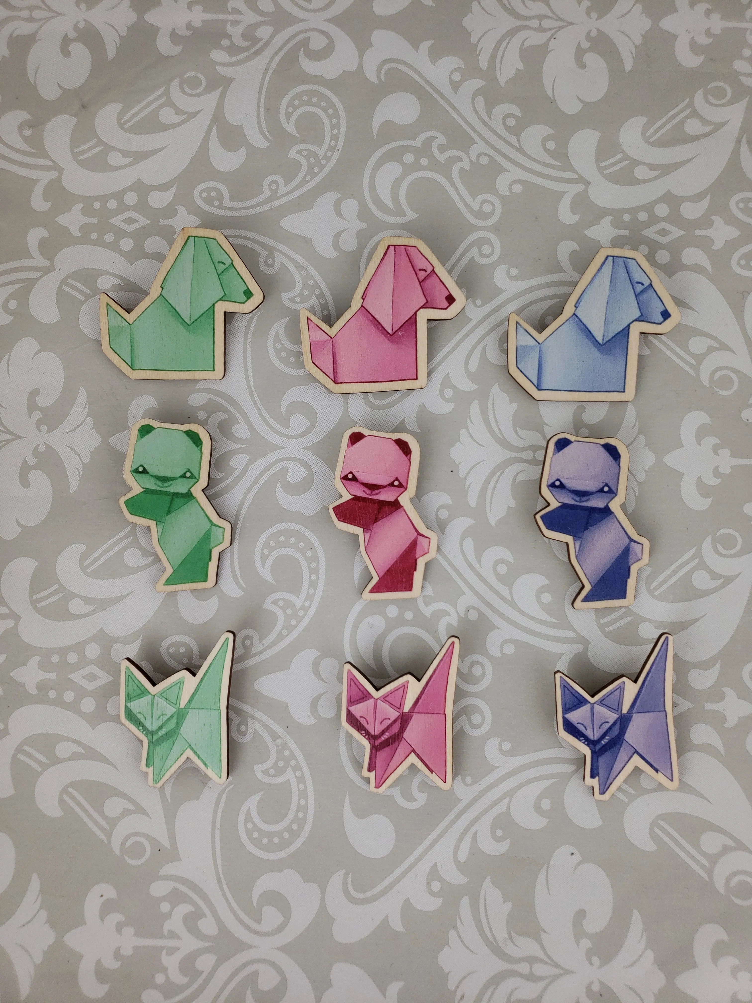 Instant Shipping! Paper Menagerie Pin (9 Kinds)