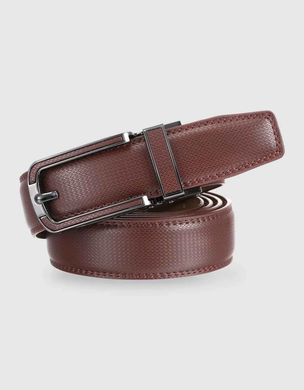 Interknit Linxx Men's Rachet Belt With Open Linxx Leather Buckle