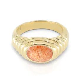 Iris Sunstone Gold Ring