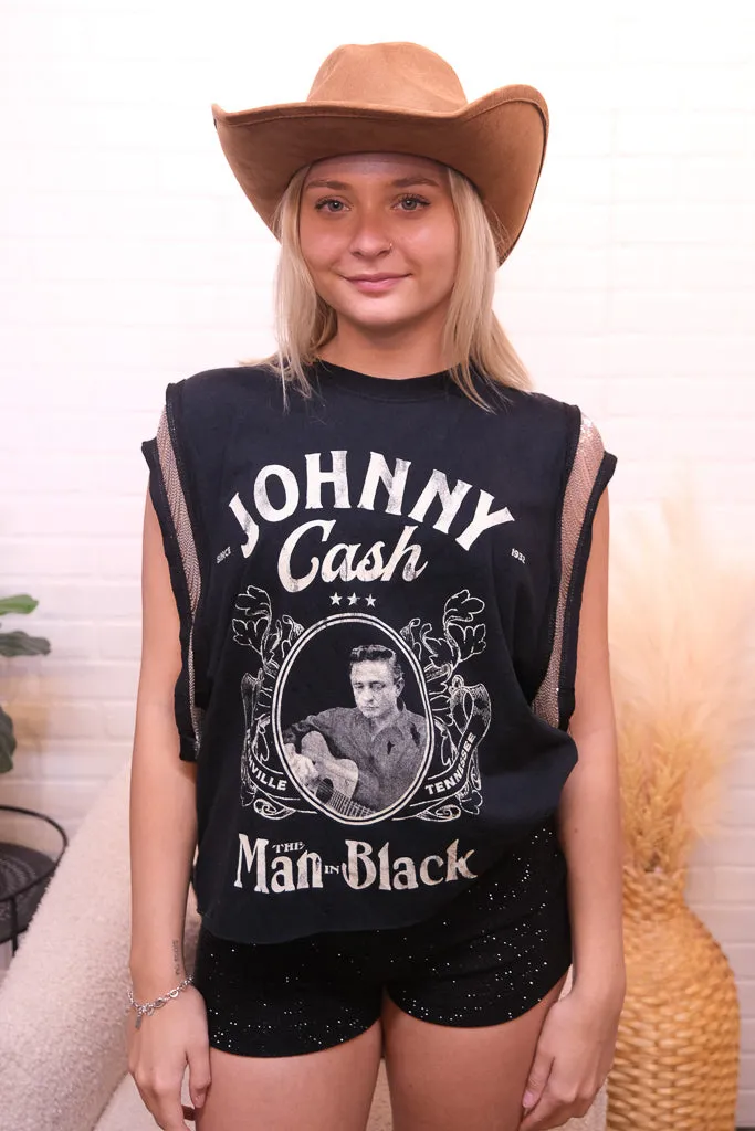 Johnny Cash Double-Sided Chain Tank