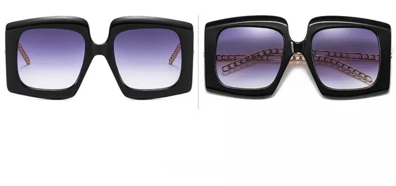 KARMA Oversized Square Sunglasses