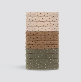 KITSCH RECYCLED NYLON MED POLKA DOT ELASTICS