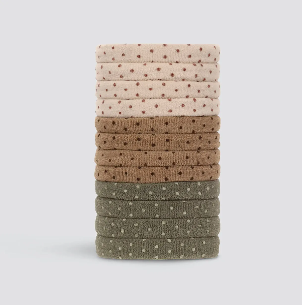 KITSCH RECYCLED NYLON MED POLKA DOT ELASTICS