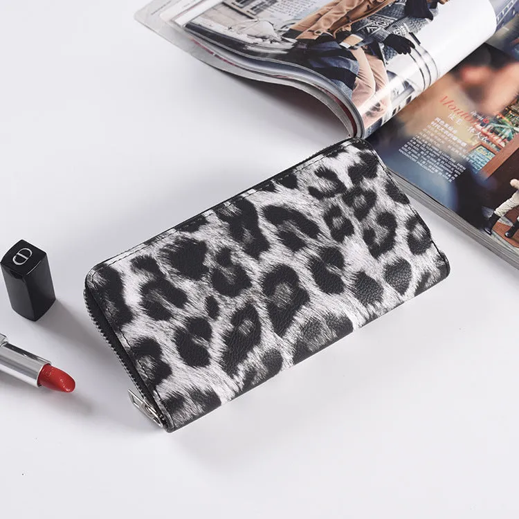 Leopard & Zebra print Faux  Wallet