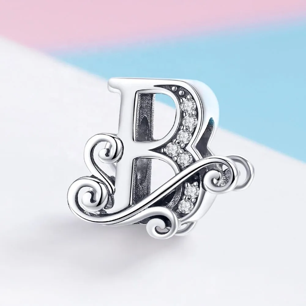 Letter B Initial Alphabet Charm