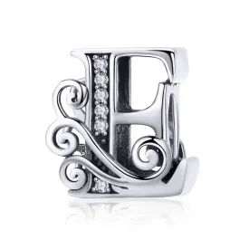 Letter E Initial Alphabet Charm