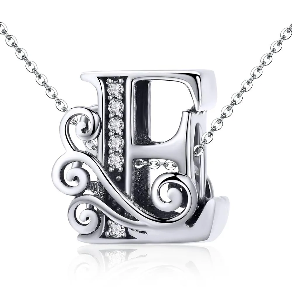 Letter E Initial Alphabet Charm