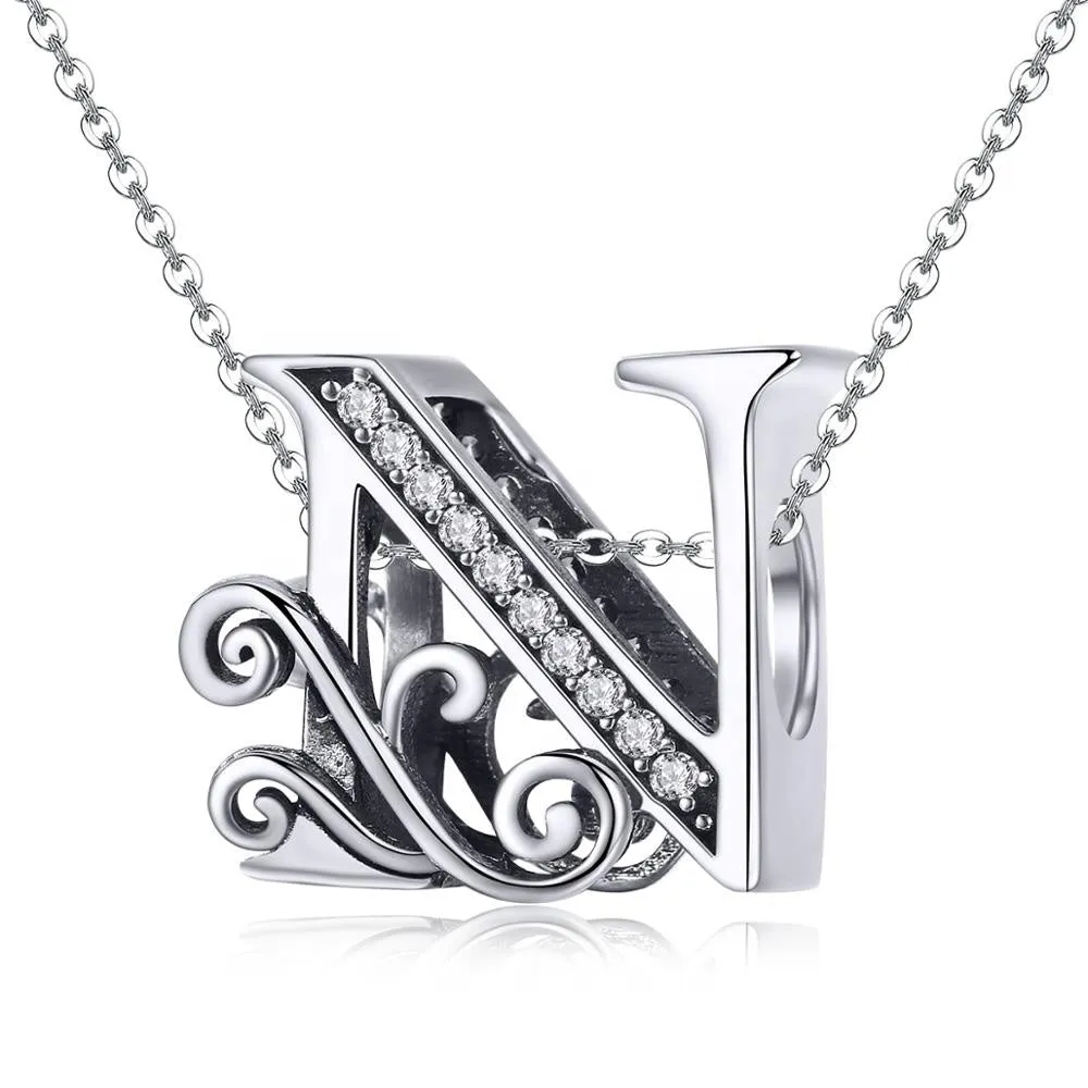 Letter N Initial Alphabet Charm