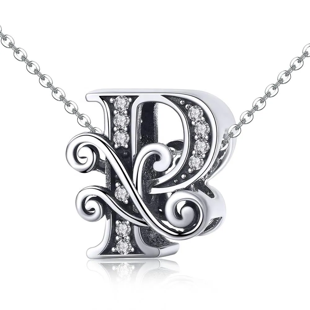 Letter P Initial Alphabet Charm