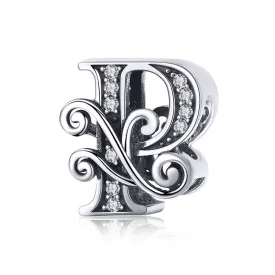 Letter P Initial Alphabet Charm