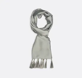 METALLIC GREY - SILK Scarves