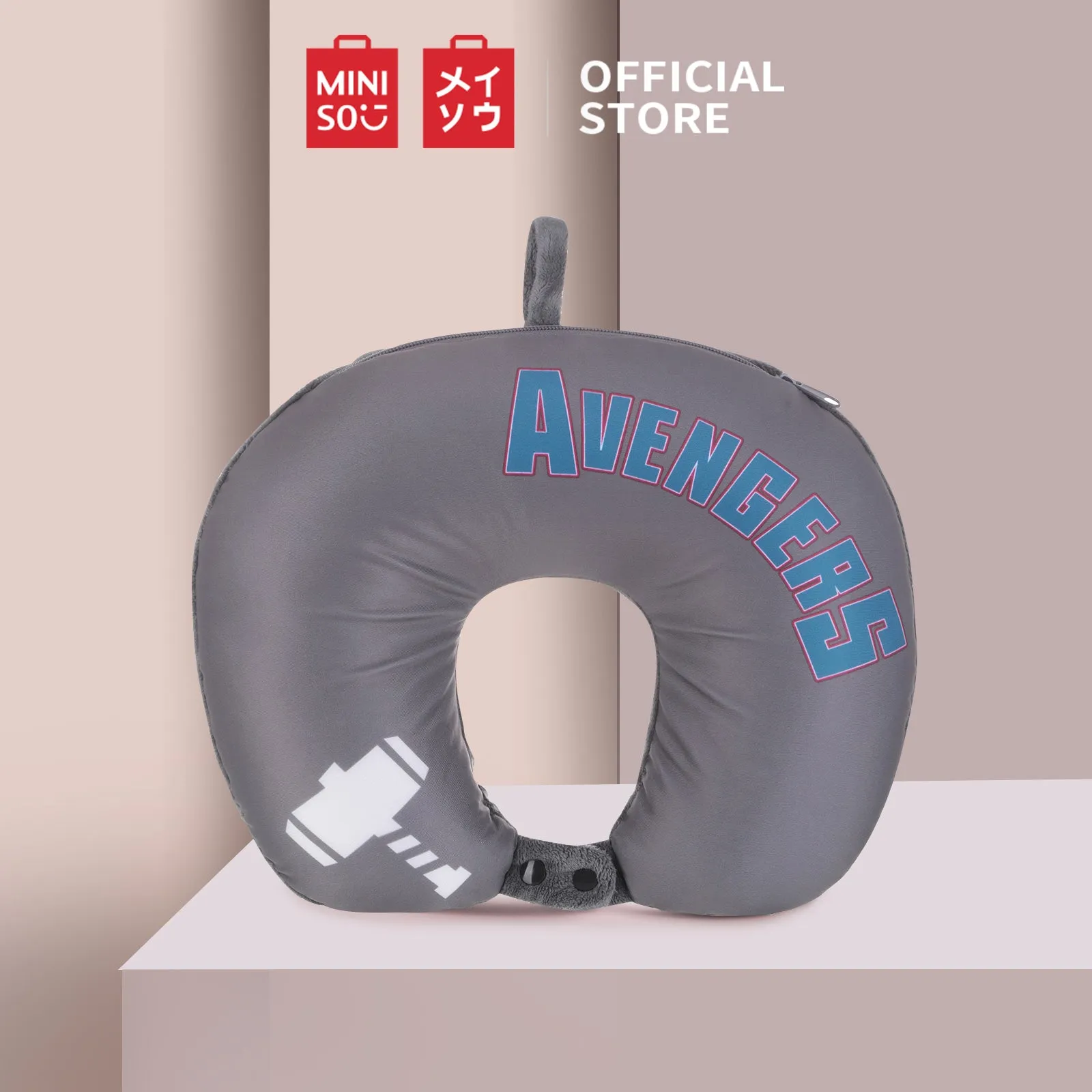 MINISO x Marvel - 2 in1 U-shaped Pillow