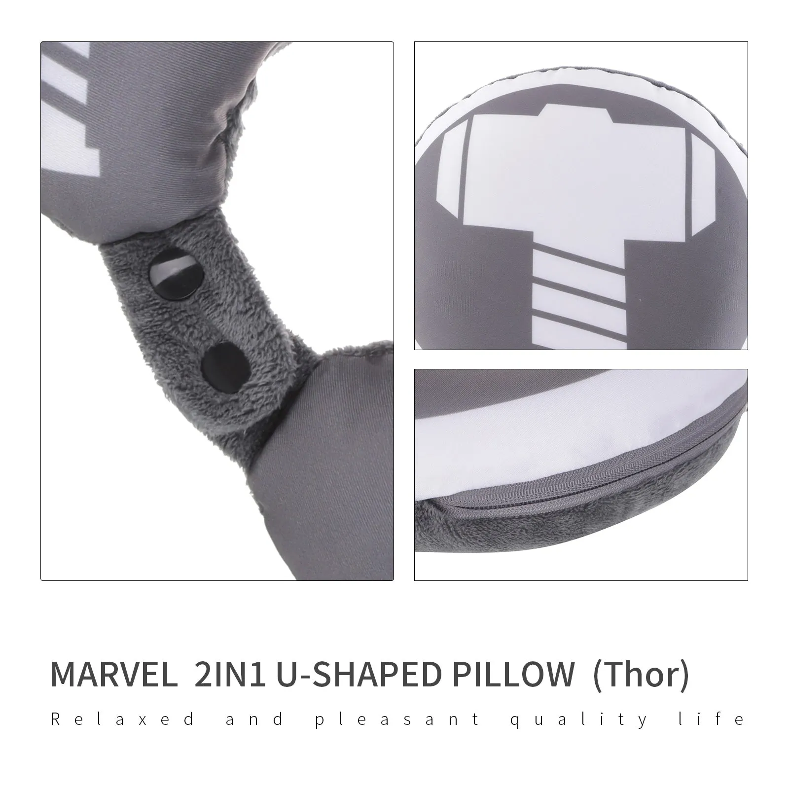 MINISO x Marvel - 2 in1 U-shaped Pillow